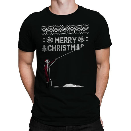 Stolen Christmas - Ugly Holiday - Mens Premium T-Shirts RIPT Apparel Small / Black