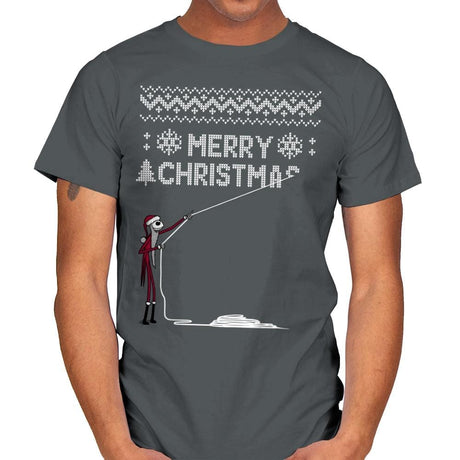 Stolen Christmas - Ugly Holiday - Mens T-Shirts RIPT Apparel Small / Charcoal