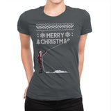 Stolen Christmas - Ugly Holiday - Womens Premium T-Shirts RIPT Apparel Small / Heavy Metal
