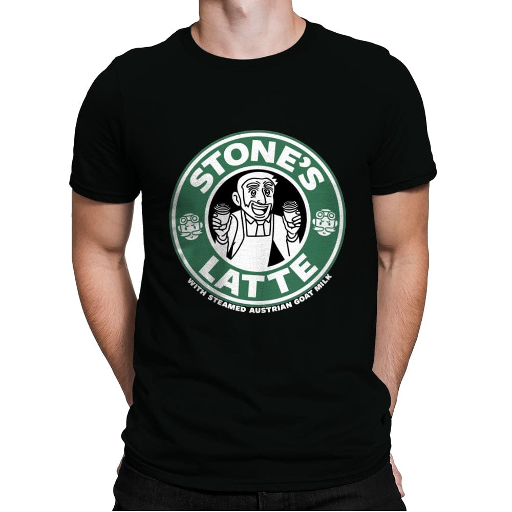 Stonebucks Latte - Mens Premium T-Shirts RIPT Apparel Small / Black
