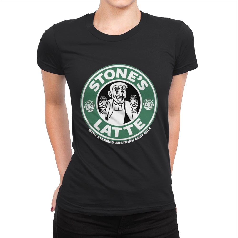 Stonebucks Latte - Womens Premium T-Shirts RIPT Apparel Small / Black