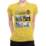 Stop... Safety Time - Womens Premium T-Shirts RIPT Apparel Small / Vibrant Yellow