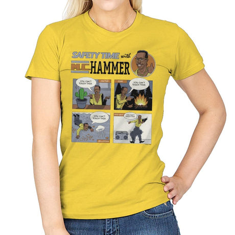 Stop... Safety Time - Womens T-Shirts RIPT Apparel Small / Daisy