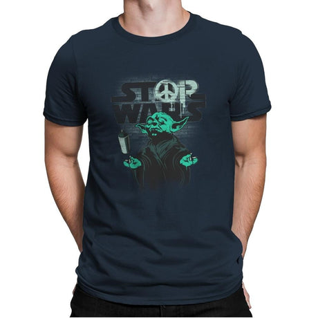 STOP WARS Exclusive - Best Seller - Mens Premium T-Shirts RIPT Apparel Small / Indigo