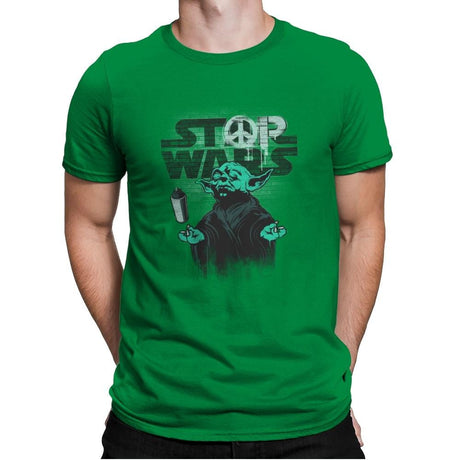 STOP WARS Exclusive - Best Seller - Mens Premium T-Shirts RIPT Apparel Small / Kelly Green