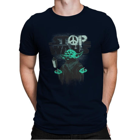 STOP WARS Exclusive - Best Seller - Mens Premium T-Shirts RIPT Apparel Small / Midnight Navy