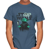 STOP WARS Exclusive - Best Seller - Mens T-Shirts RIPT Apparel Small / Indigo Blue