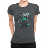 STOP WARS Exclusive - Best Seller - Womens Premium T-Shirts RIPT Apparel Small / Heavy Metal