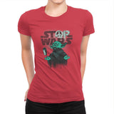 STOP WARS Exclusive - Best Seller - Womens Premium T-Shirts RIPT Apparel Small / Red