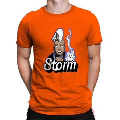Stormie - Mens Premium T-Shirts RIPT Apparel Small / Classic Orange