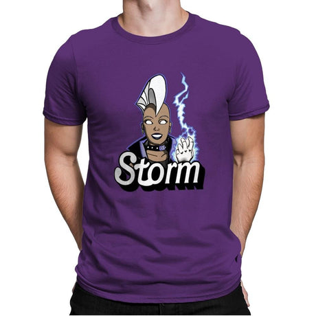 Stormie - Mens Premium T-Shirts RIPT Apparel Small / Purple Rush