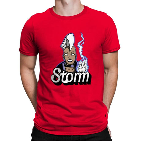 Stormie - Mens Premium T-Shirts RIPT Apparel Small / Red
