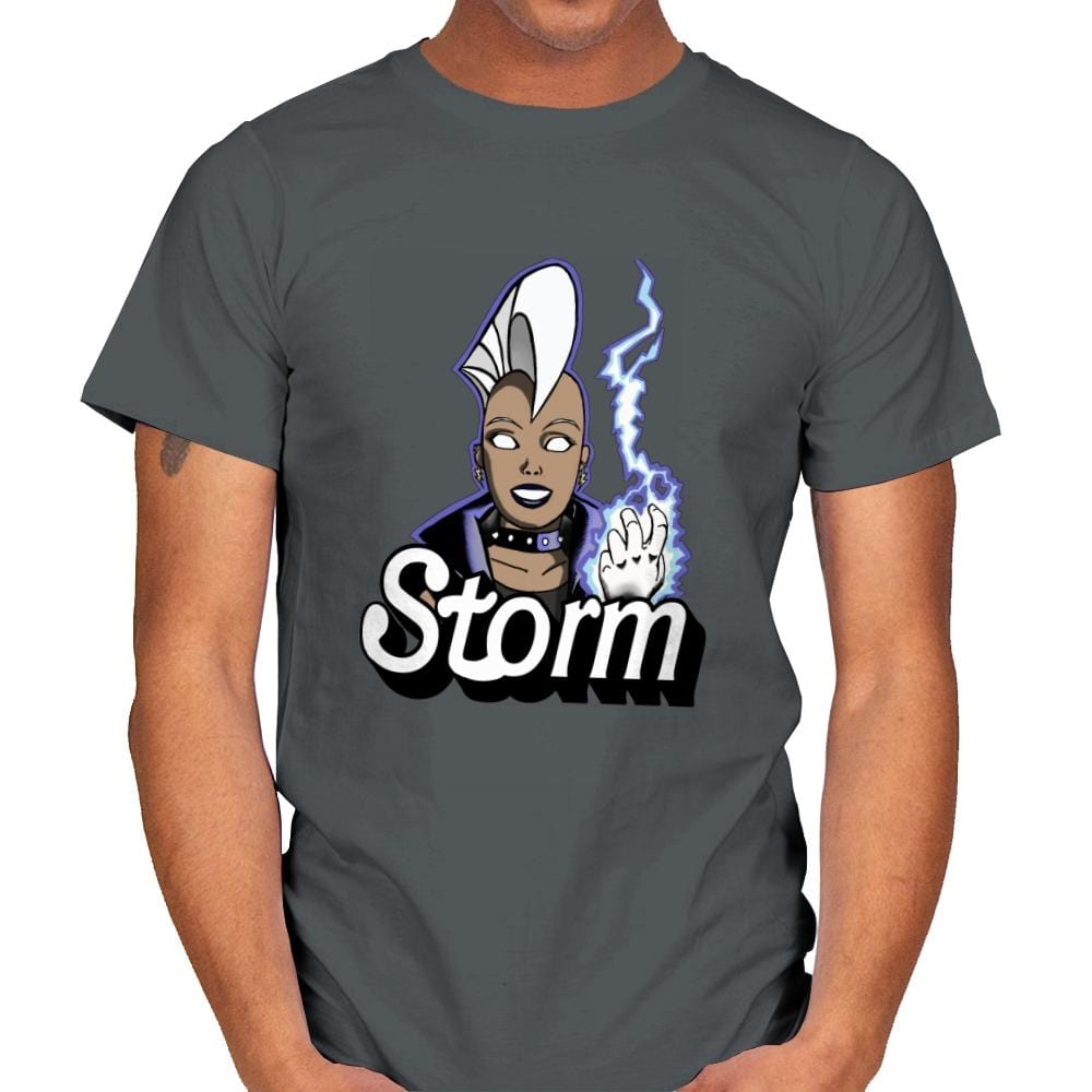 Stormie - Mens T-Shirts RIPT Apparel Small / Charcoal