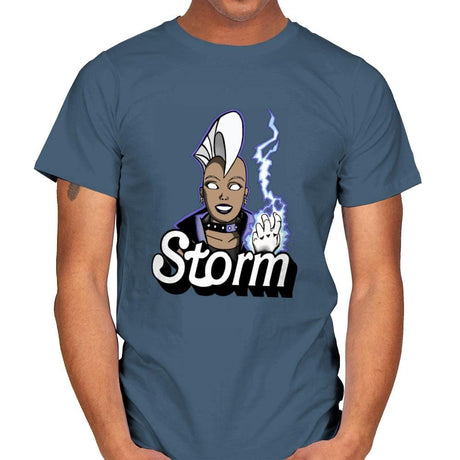 Stormie - Mens T-Shirts RIPT Apparel Small / Indigo Blue