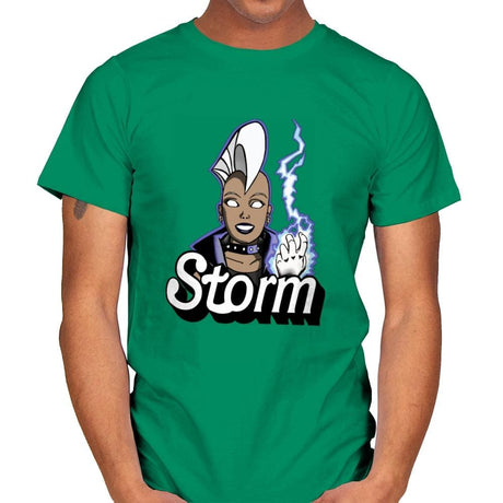 Stormie - Mens T-Shirts RIPT Apparel Small / Kelly Green