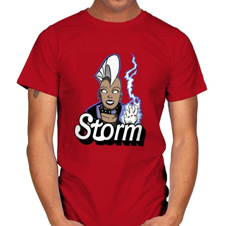 Stormie - Mens T-Shirts RIPT Apparel Small / Red