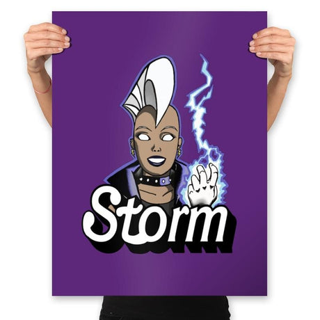 Stormie - Prints Posters RIPT Apparel 18x24 / Purple