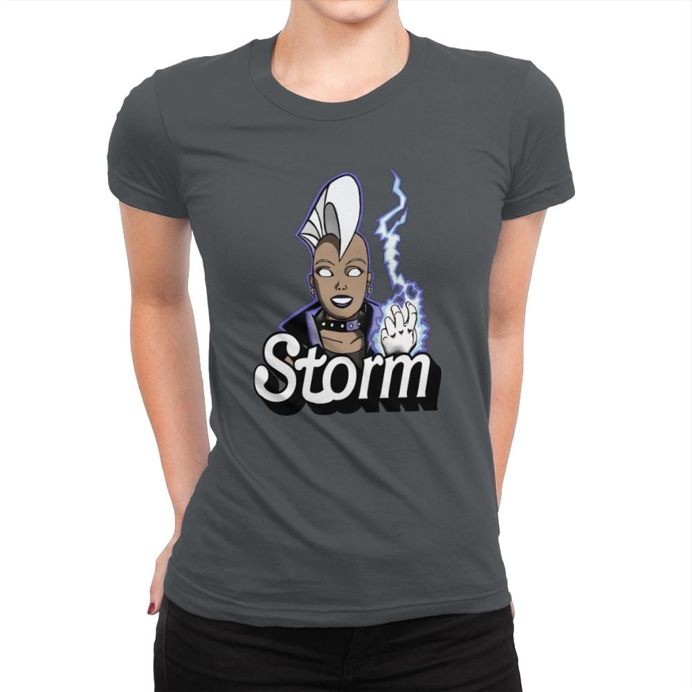 Stormie - Womens Premium T-Shirts RIPT Apparel Small / Heavy Metal