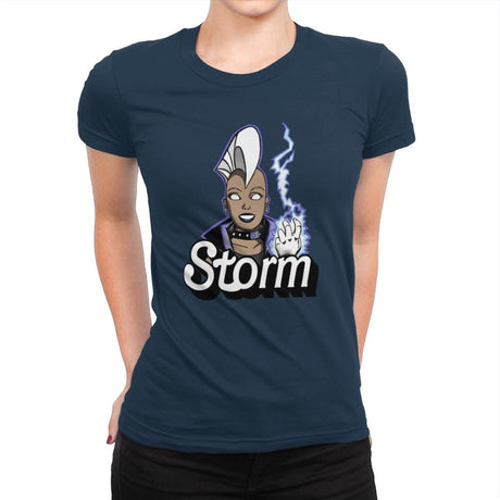 Stormie - Womens Premium T-Shirts RIPT Apparel Small / Midnight Navy