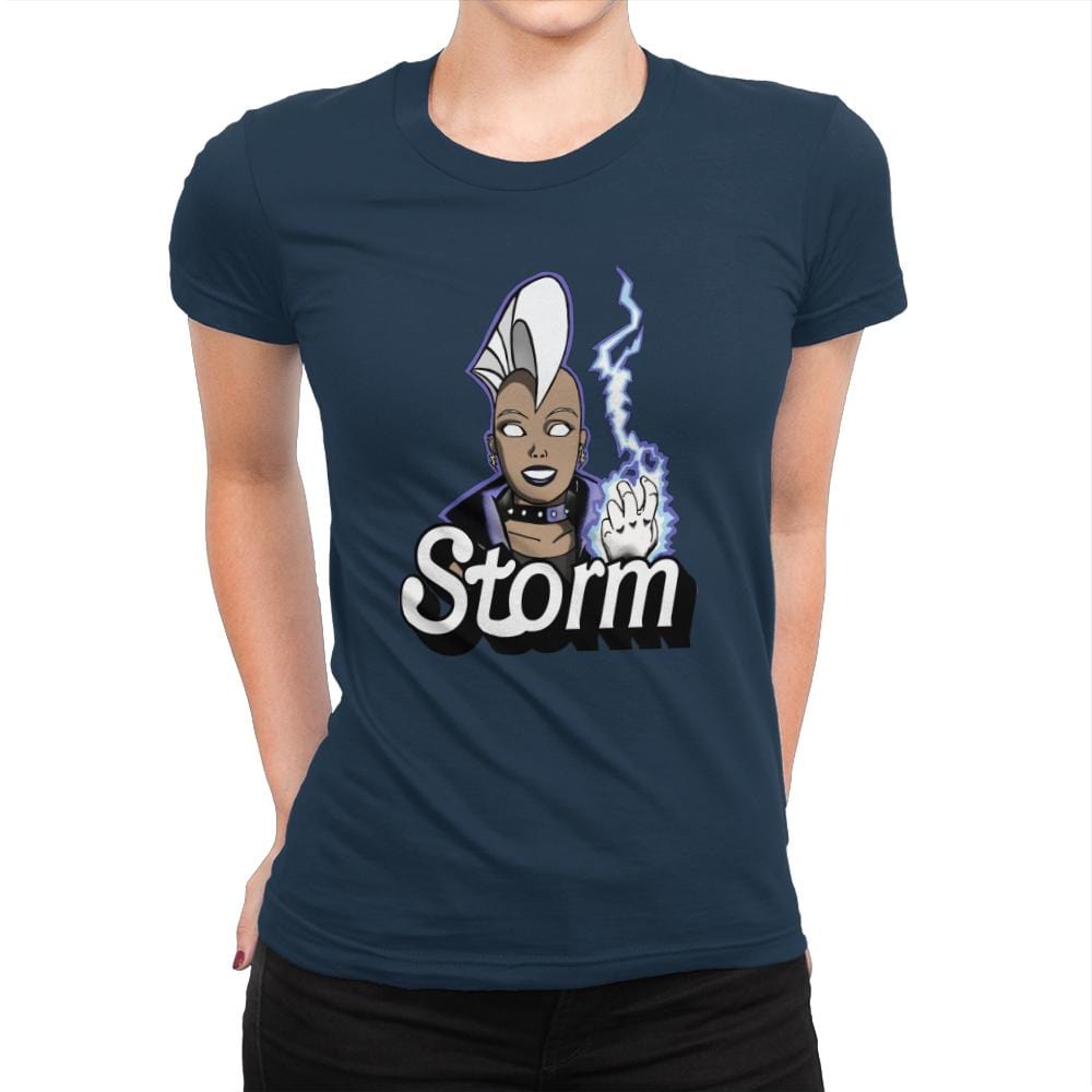 Stormie - Womens Premium T-Shirts RIPT Apparel Small / Midnight Navy