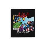 Straight Out of Infinity  - Anytime - Canvas Wraps Canvas Wraps RIPT Apparel 8x10 / Black