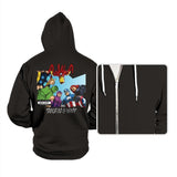 Straight Out of Infinity - Hoodies Hoodies RIPT Apparel Small / Black