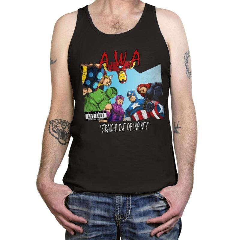 Straight Out of Infinity - Tanktop Tanktop RIPT Apparel