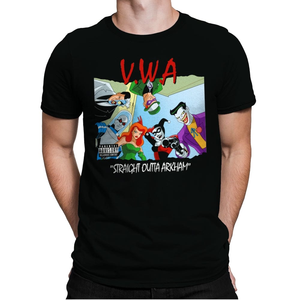 Straight Outta Arkham - Mens Premium T-Shirts RIPT Apparel Small / Black