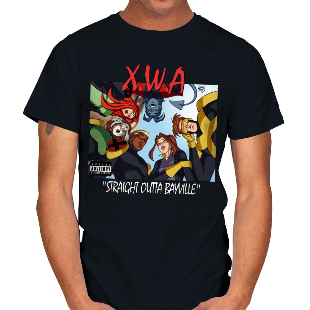 Straight Outta Bayville - Mens T-Shirts RIPT Apparel Small / Black