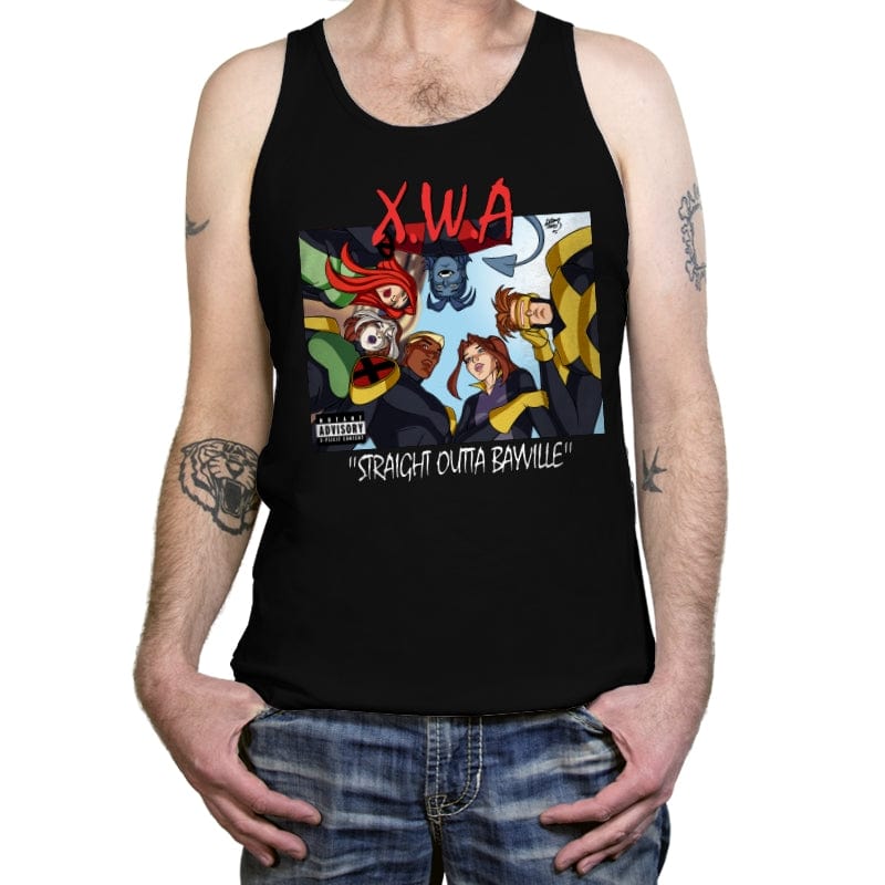 Straight Outta Bayville - Tanktop Tanktop RIPT Apparel X-Small / Black