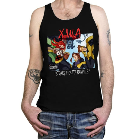 Straight Outta Bayville - Tanktop Tanktop RIPT Apparel X-Small / Black