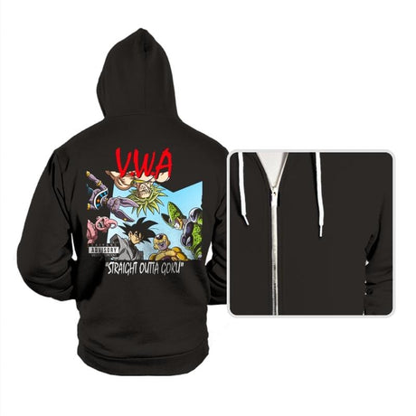 Straight Outta Goku - Hoodies Hoodies RIPT Apparel Small / Black