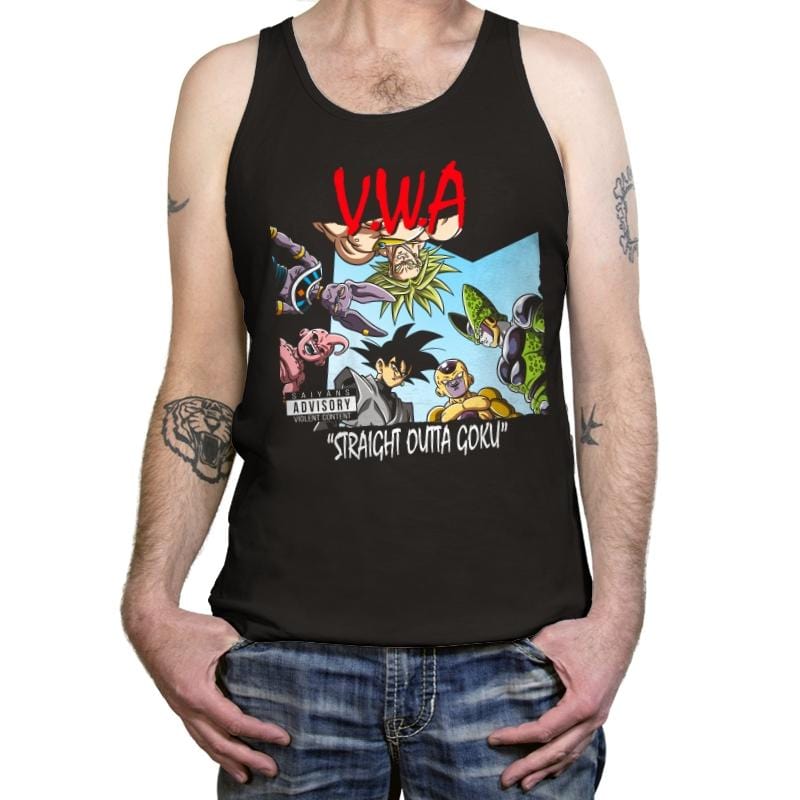 Straight Outta Goku - Tanktop Tanktop RIPT Apparel