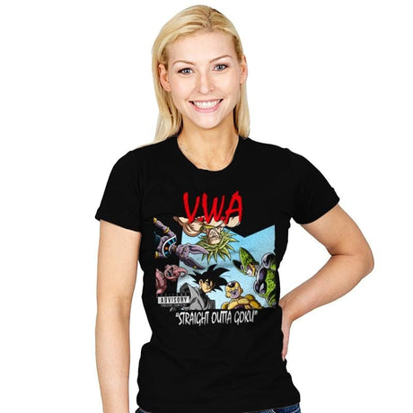 Straight Outta Goku - Womens T-Shirts RIPT Apparel