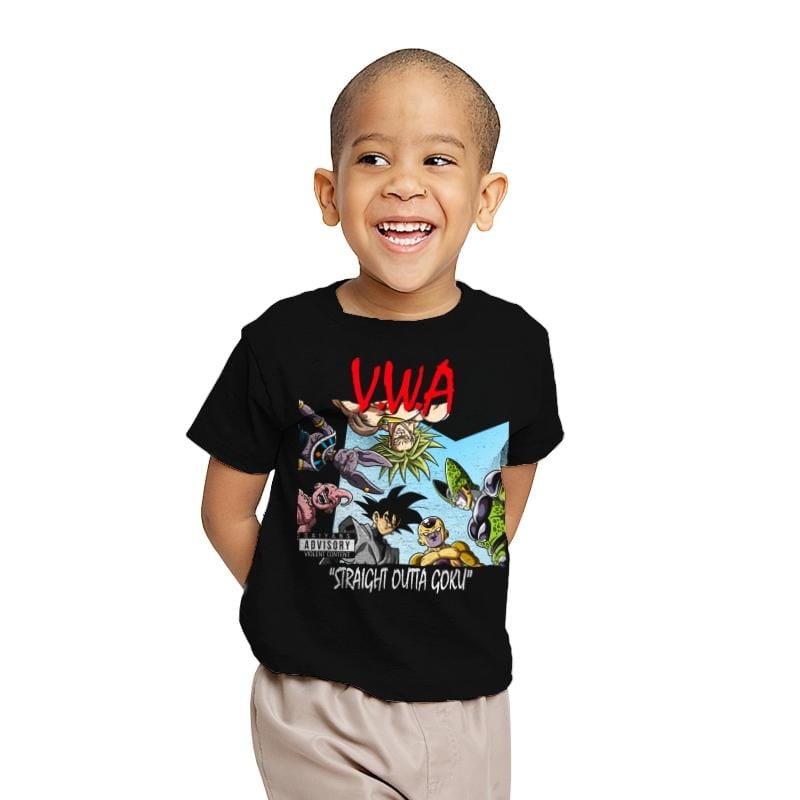 Straight Outta Goku - Youth T-Shirts RIPT Apparel X-small / Black
