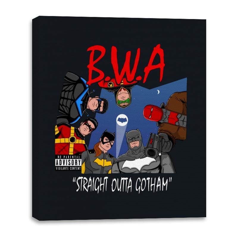 Straight Outta Goth - Canvas Wraps Canvas Wraps RIPT Apparel