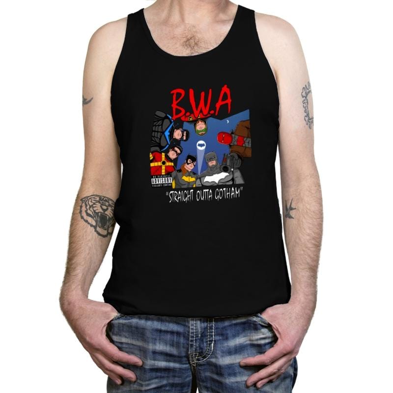 Straight Outta Goth - Tanktop Tanktop RIPT Apparel X-Small / Black