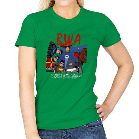 Straight Outta Goth - Womens T-Shirts RIPT Apparel Small / Irish Green