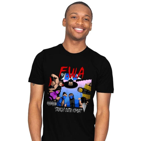 Straight Outta Kombat - Mens T-Shirts RIPT Apparel