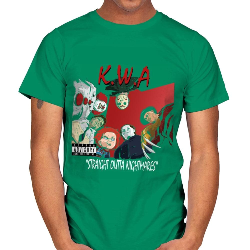 Straight Outta Nightmares - Best Seller - Mens T-Shirts RIPT Apparel Small / Kelly Green