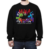 Straight Outta Toontown - Crew Neck Sweatshirt Crew Neck Sweatshirt RIPT Apparel Small / Black