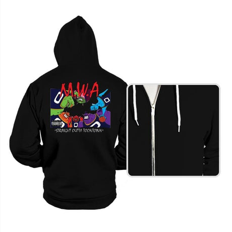 Straight Outta Toontown - Hoodies Hoodies RIPT Apparel