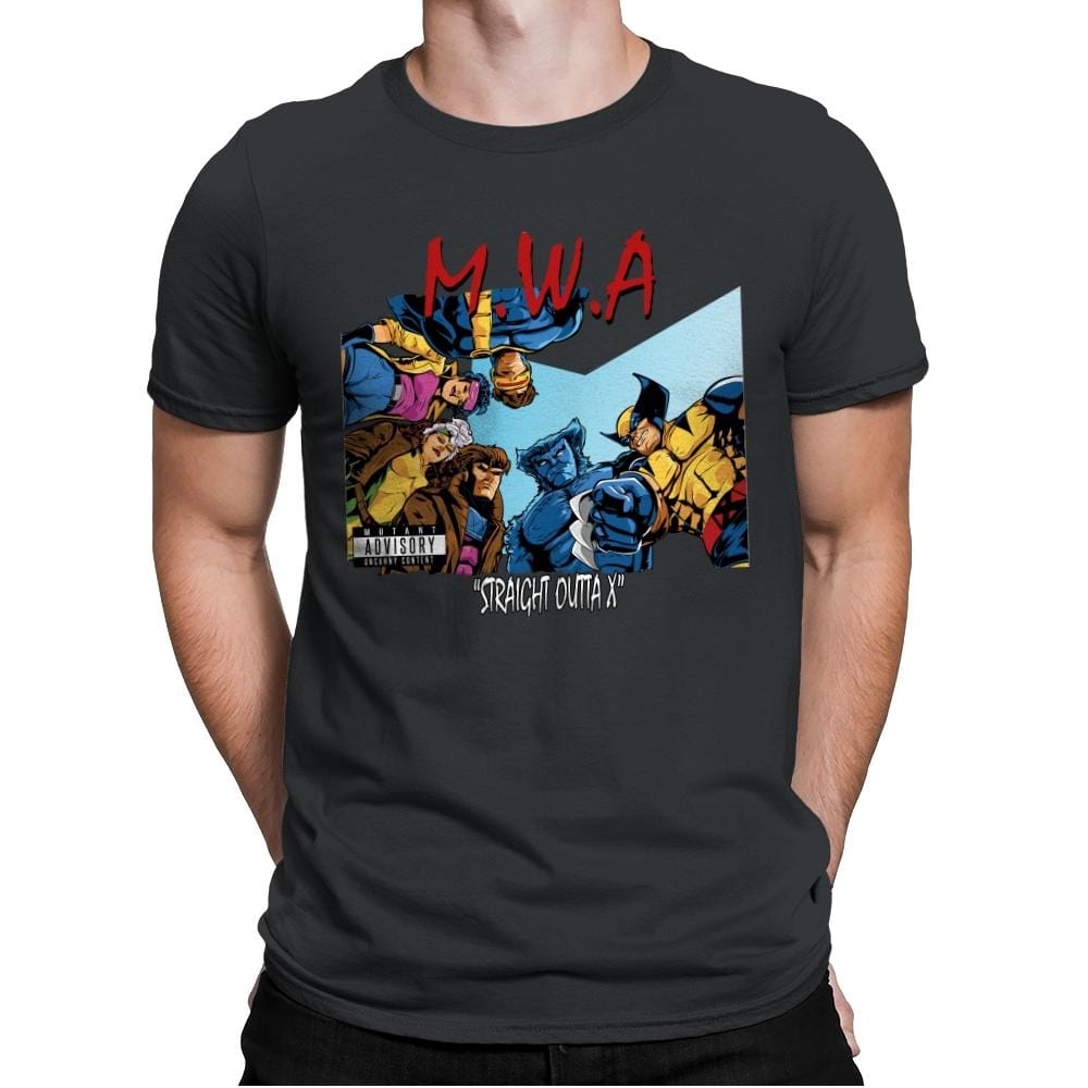 Straight Outta X - Mens Premium T-Shirts RIPT Apparel Small / Heavy Metal