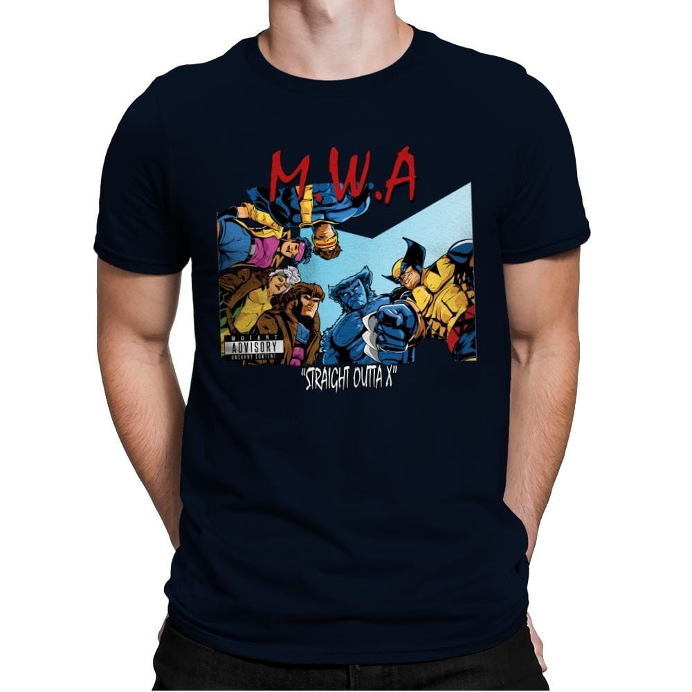 Straight Outta X - Mens Premium T-Shirts RIPT Apparel Small / Midnight Navy