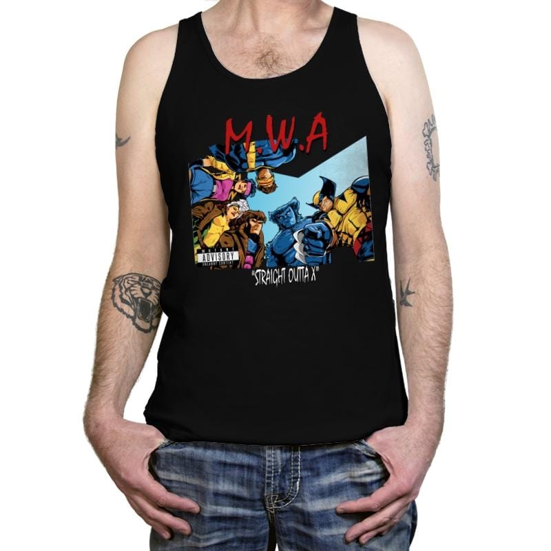Straight Outta X - Tanktop Tanktop RIPT Apparel X-Small / Black