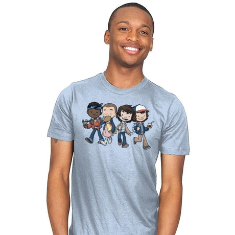 Strange BFFs - Mens T-Shirts RIPT Apparel Small / Baby Blue