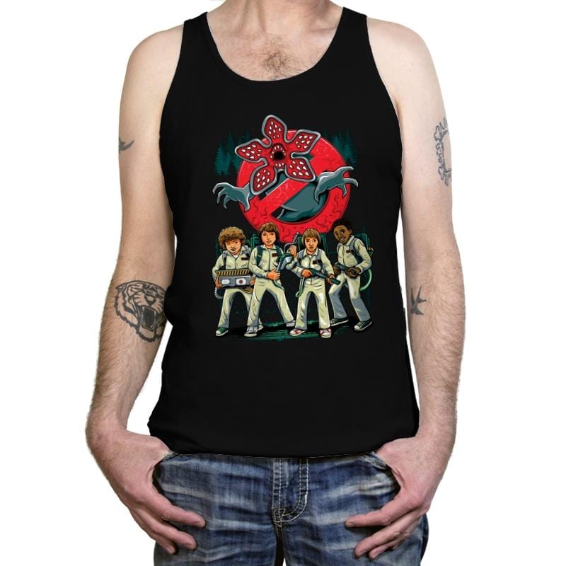 Strange Busters - Tanktop Tanktop RIPT Apparel X-Small / Black