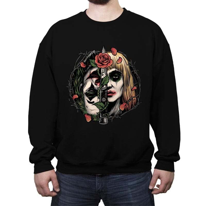 Strange Couple - Crew Neck Sweatshirt Crew Neck Sweatshirt RIPT Apparel Small / Black