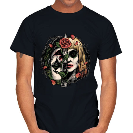 Strange Couple - Mens T-Shirts RIPT Apparel Small / Black