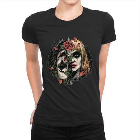 Strange Couple - Womens Premium T-Shirts RIPT Apparel Small / Black